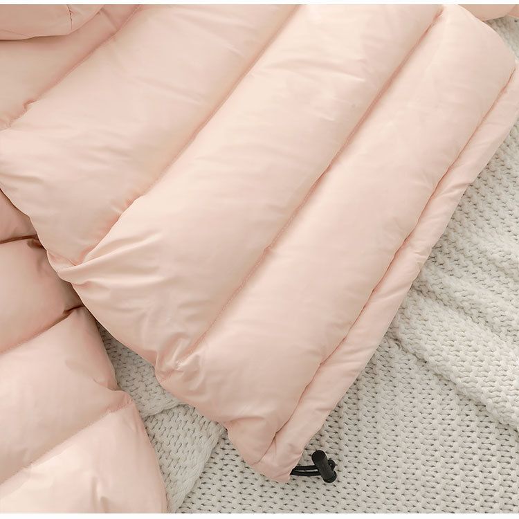 Premium eendendonsjas voor kinderen – warme winterjas voor jongens en meisjes (zwart/opaalachtig/roze, maten 110-170 cm)_voghion.com