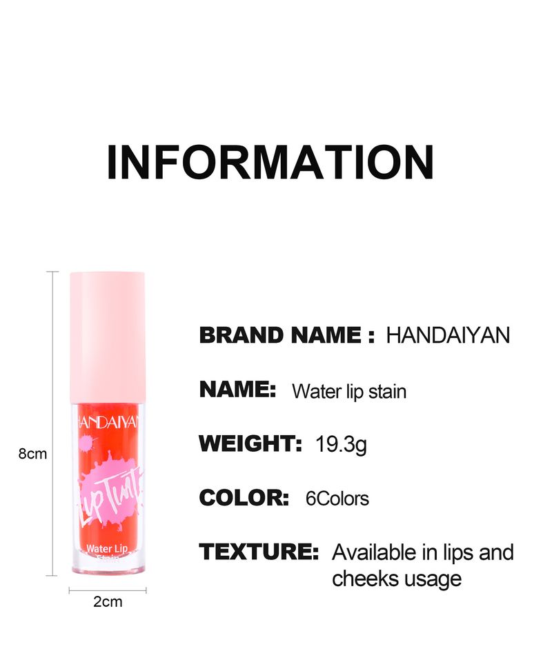Handaiyan Han Daiyan hydratant mat vernis à lèvres durable ne se décolore pas colorant pour les lèvres brillant à lèvres transfrontalier rouge à lèvres eau_voghion.com