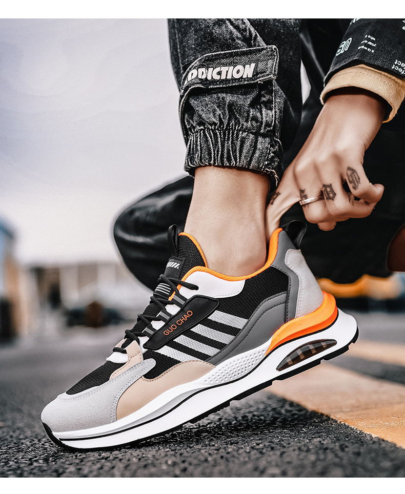 Herren Sommer 2024 neue Mesh trendige Teenager und Studenten, höhenverstellbare atmungsaktive Freizeitsportschuhe für Männer_voghion.com