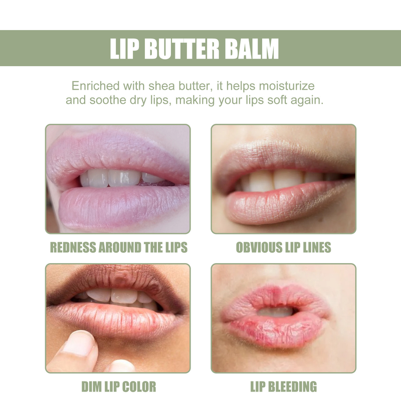Balsam de buze hidratant EELHOE, hidratant, non-gras, ușor de absorbit, hidratant, hidratează și diluează liniile buzelor, balsam de îngrijire a buzelor_voghion.com