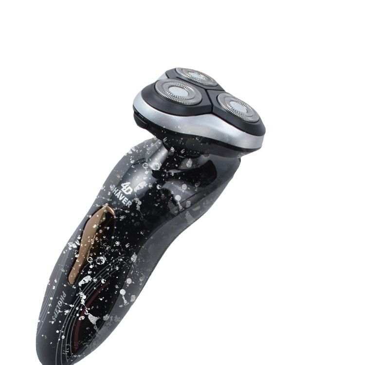 New Rotary Electric Shaver, Beard Trimmer, Three Head Floating Full Body Water Washing Shaver_voghion.com
