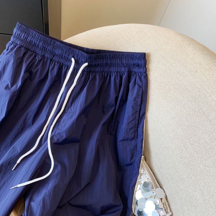 Pantaloni sportivi casual da donna, estivi, con elastico in vita e coulisse, nuovi design, larghi e larghi._voghion.com