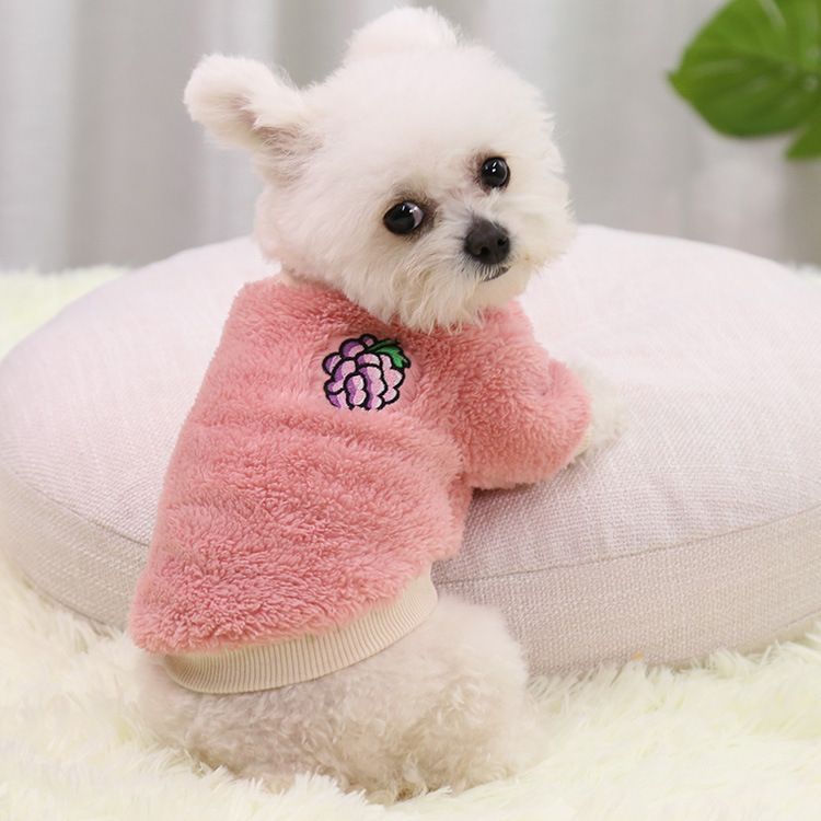 Herbst winter neue pet kleine und mittlere hund kleidung, Bomei warme fleece kleidung, zwei beinen kleidung_voghion.com