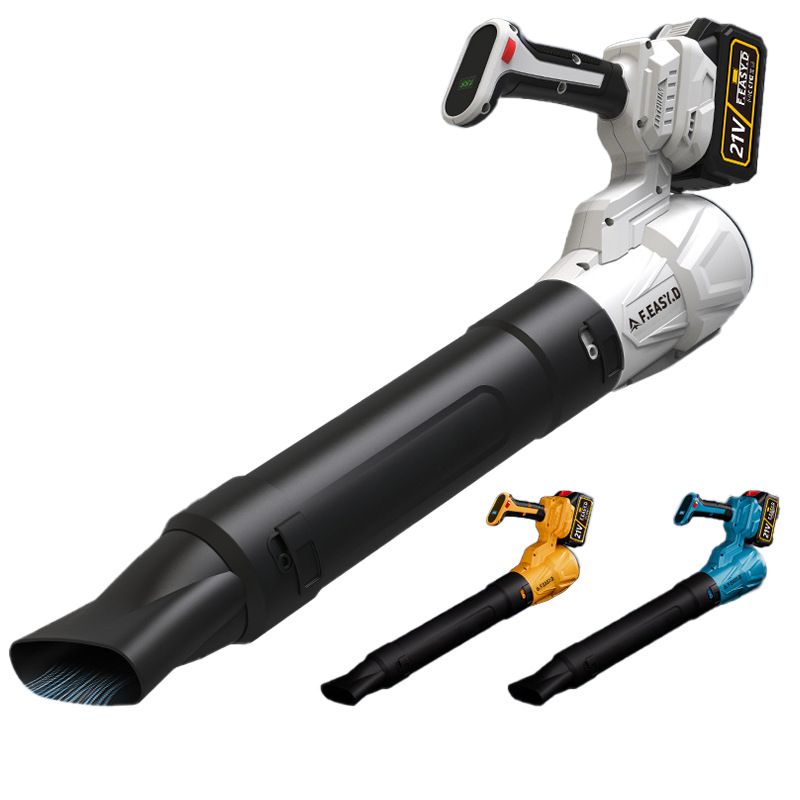 Cordless Lithium-Ion Leaf Blower - Powerful 21V Battery-Powered Garden Blower For Dust, Leaves & Snow, Lightweight & Quiet, 10-30 Min Runtime_voghion.com