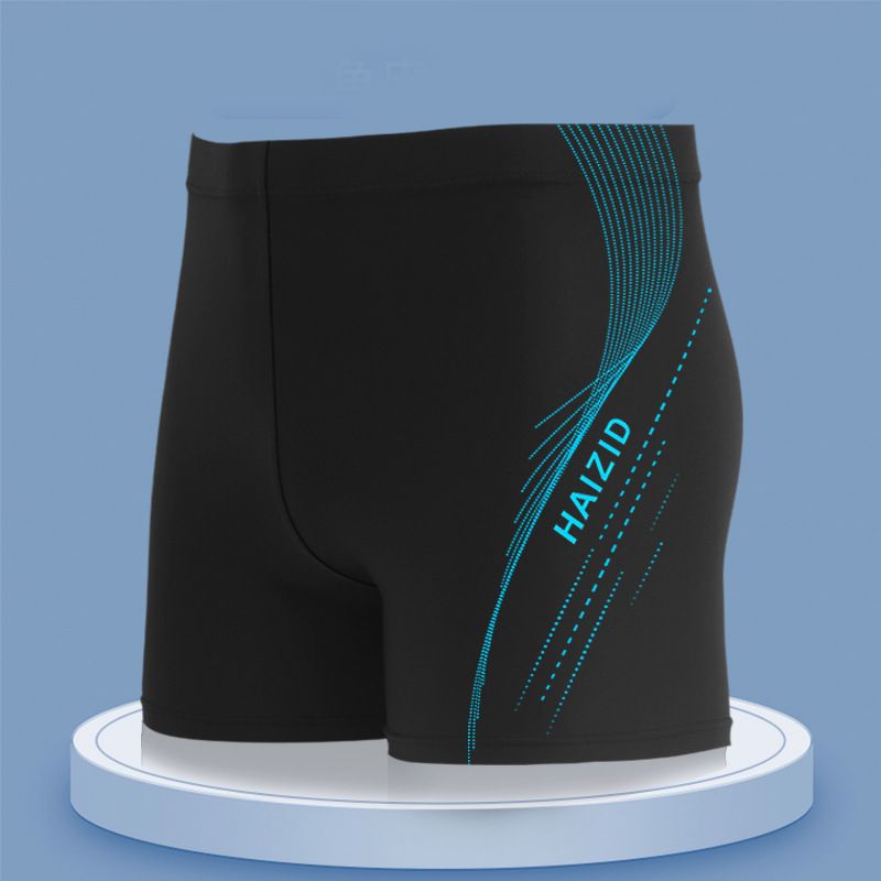 Schnelltrocknende Boxershorts für Herren, professionelles Rennschwimmen, Übergröße, Badehose für heiße Quellen_voghion.com