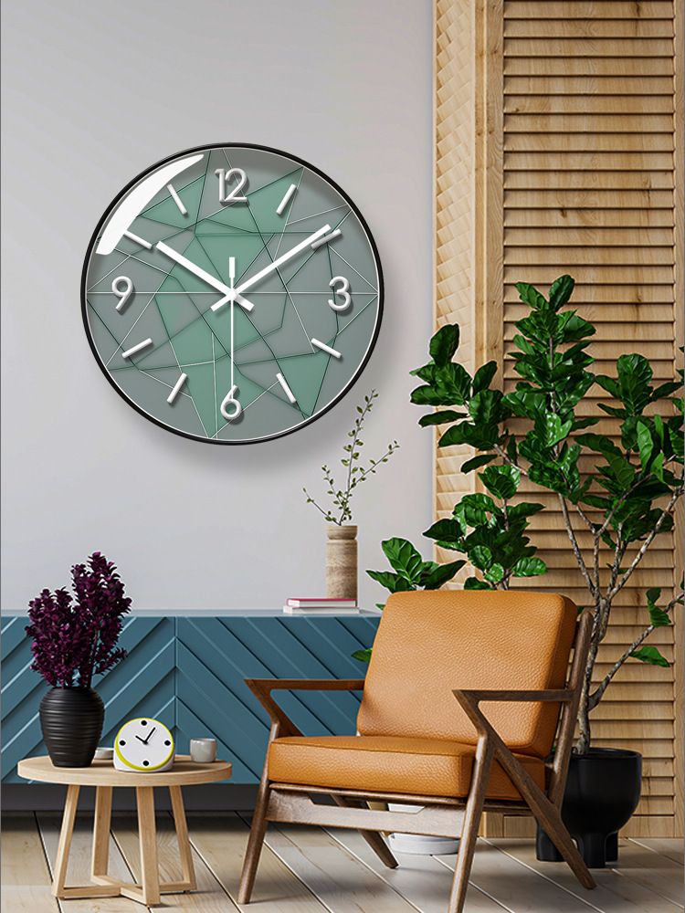 Yipula 7066 Einfache neue Stil Wohnzimmer kreative stille personalisierte Schlafzimmer Home Wanduhr_voghion.com