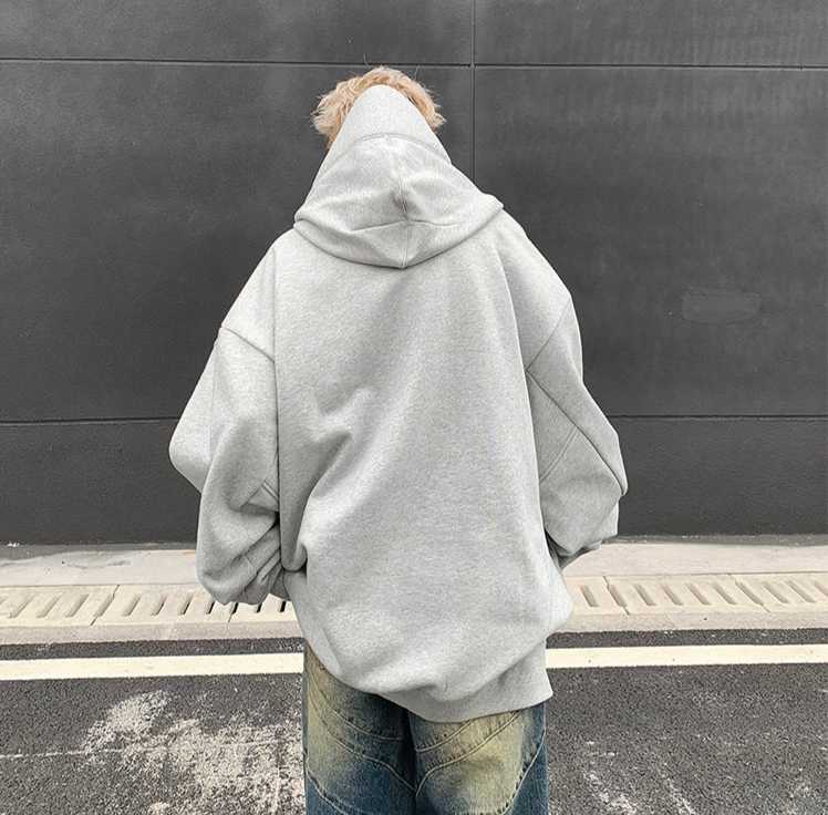 Men's clothing loose hoodie autumn and winter hooded compound bebe fleece design casual hoodie_voghion.com