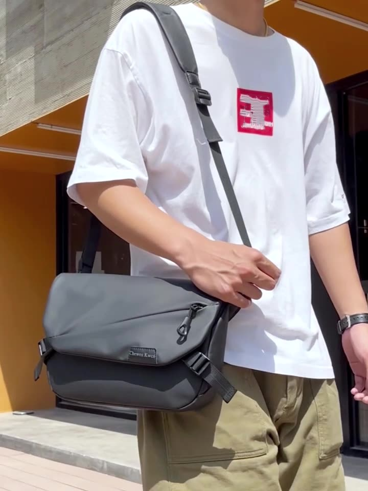 Nuova borsa a tracolla da uomo borsa a cavallo obliqua borsa a cavallo frontale con funzione semplice urbana di alta qualità_voghion.com