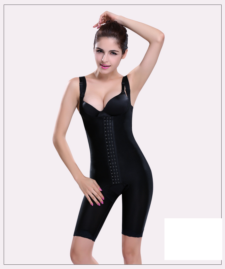 Damenbekleidung Postpartale Körperformungsunterwäsche Körperformungsstrumpfhose Taillen-Hüfthebe-Boxerkorsett_voghion.com