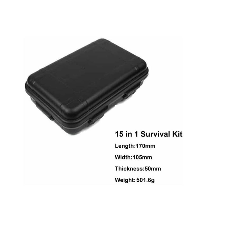 Survival Kit 15 In 1 – Emergency Tools And Kit For Survival Situations, Hiking, Camping, Climbing Adventures_voghion.com