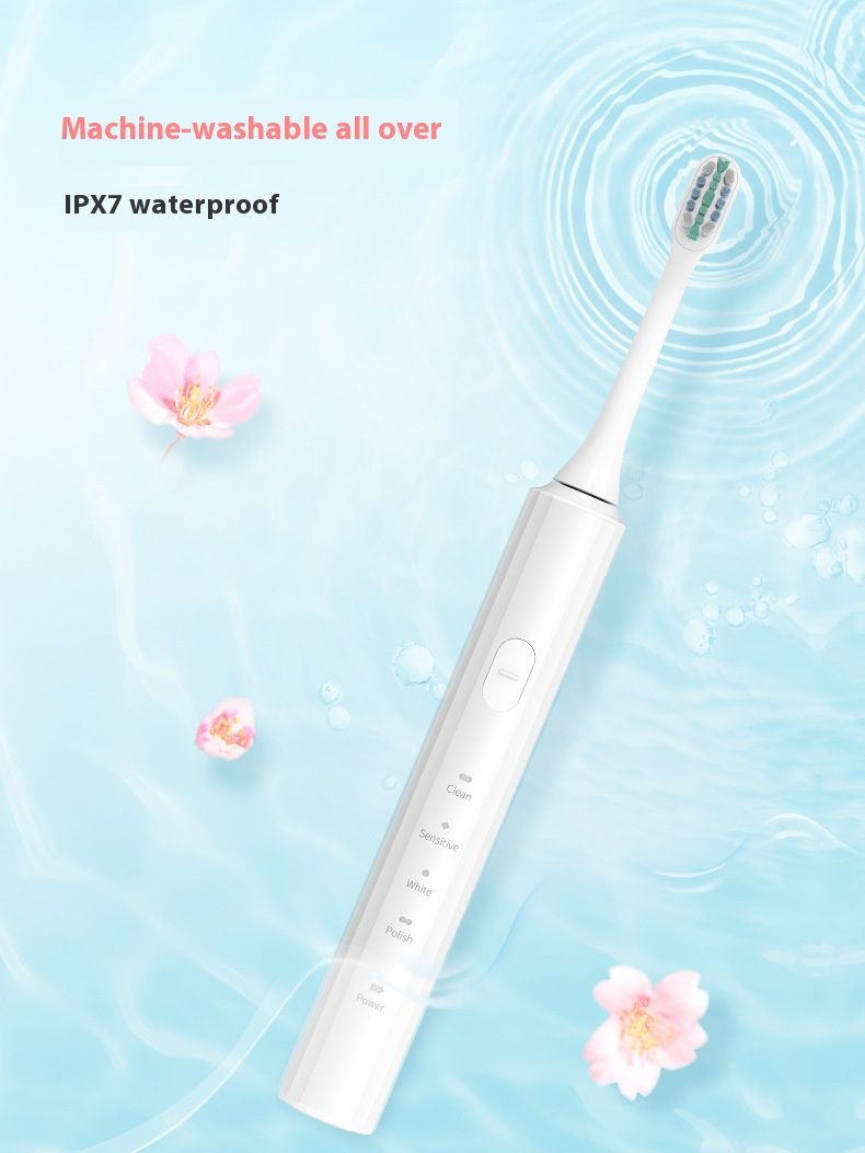 Spazzolino elettrico sonico – 4 modalità, motore a levitazione magnetica, 40.000 giri/min, rivestimento UV (bianco/rosa/menta)_voghion.com