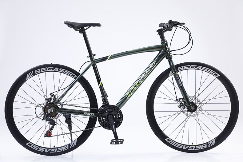 Vélo de route léger en alliage d'aluminium, poignée courbée, pour homme et adulte, vitesse variable, pour étudiant_voghion.com