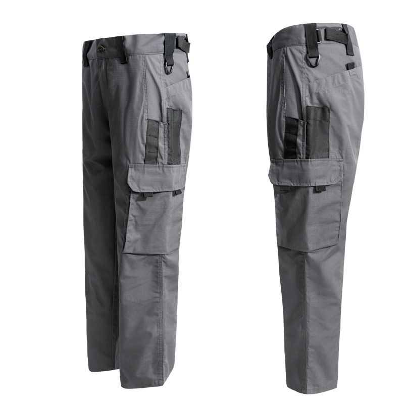 Pantalones tácticos ligeros para hombre: multibolsillos para entrenamiento y senderismo al aire libre (caqui/gris/verde/negro, tallas S-XXXL)_voghion.com