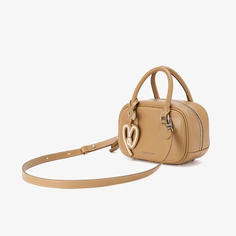 Borsa a tracolla singola in pelle bovina Song Toast, casual, borsa da bowling per donna, casual e versatile_voghion.com