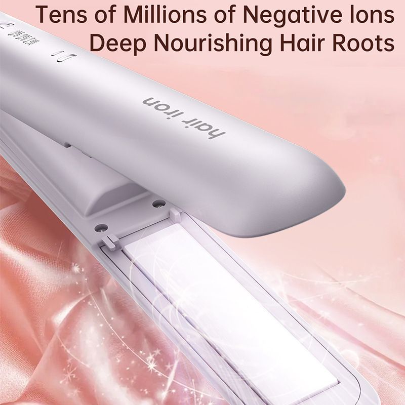 Mini Wireless wiederaufladbare tragbare USB Bangs Curling Dual-Use-Schlafsaal Magic Haarglätter_voghion.com
