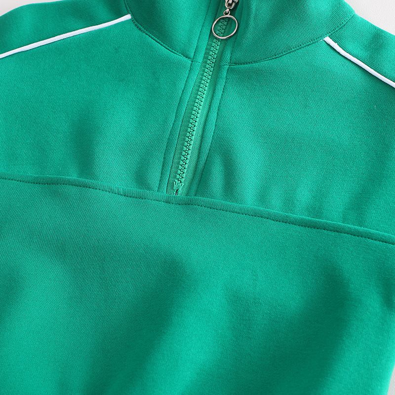 Kannerkleeder 1-3 Joer ale Jong Fréijoersanzug Kanner effenfaarwege Pullover zweedeelegen Anzug modesch Hosen Kanner Hierscht Sport_voghion.com
