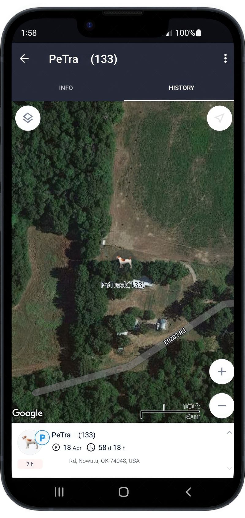 Wide Area Coverage GSM GPS Tracking for Dogs Waterproof Collar Tracker Size:M_voghion.com