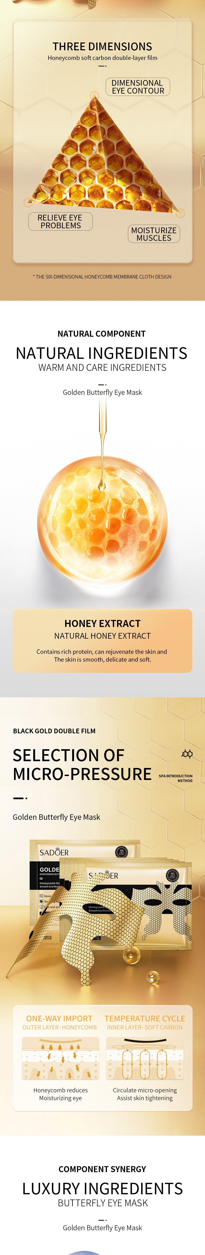 24 hot SADOER Eye Butterfly Mask 15g and Moisturizing Tablet Set_voghion.com