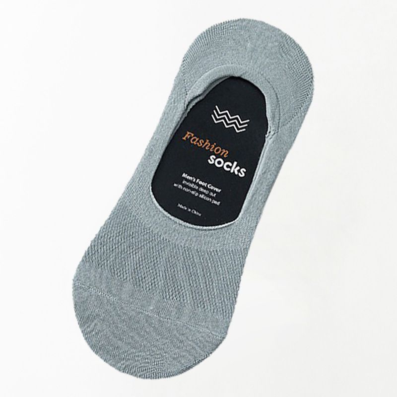 Calzini corti da uomo 2025e Boat Invisible, primavera ed estate, sottili, antiscivolo, a taglio basso, anti-sudore, anti-odore, antiscivolo_voghion.com