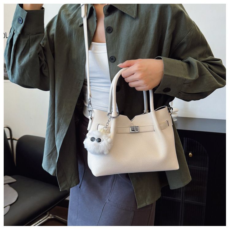 Borsa a secchiello personalizzata alla moda per donna, borsa a tracolla sottobraccio, borsa a mano casual da pendolare_voghion.com