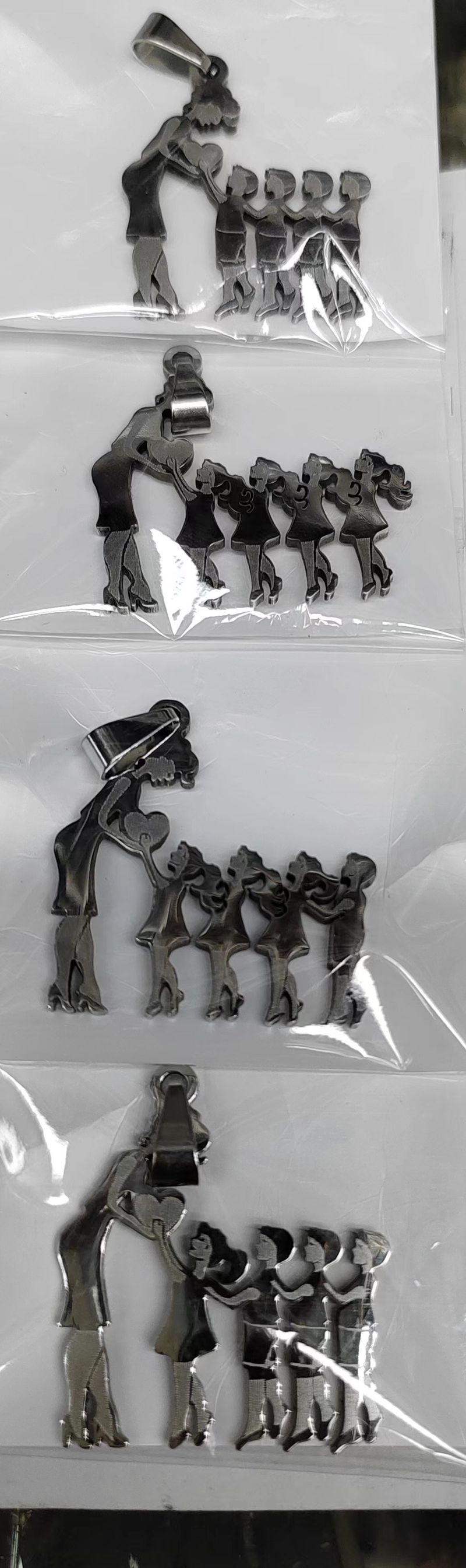 Collier en acier inoxydable avec pendentif en forme de croix pour fille et fils, idéal pour la fête des mères et des enseignants_voghion.com