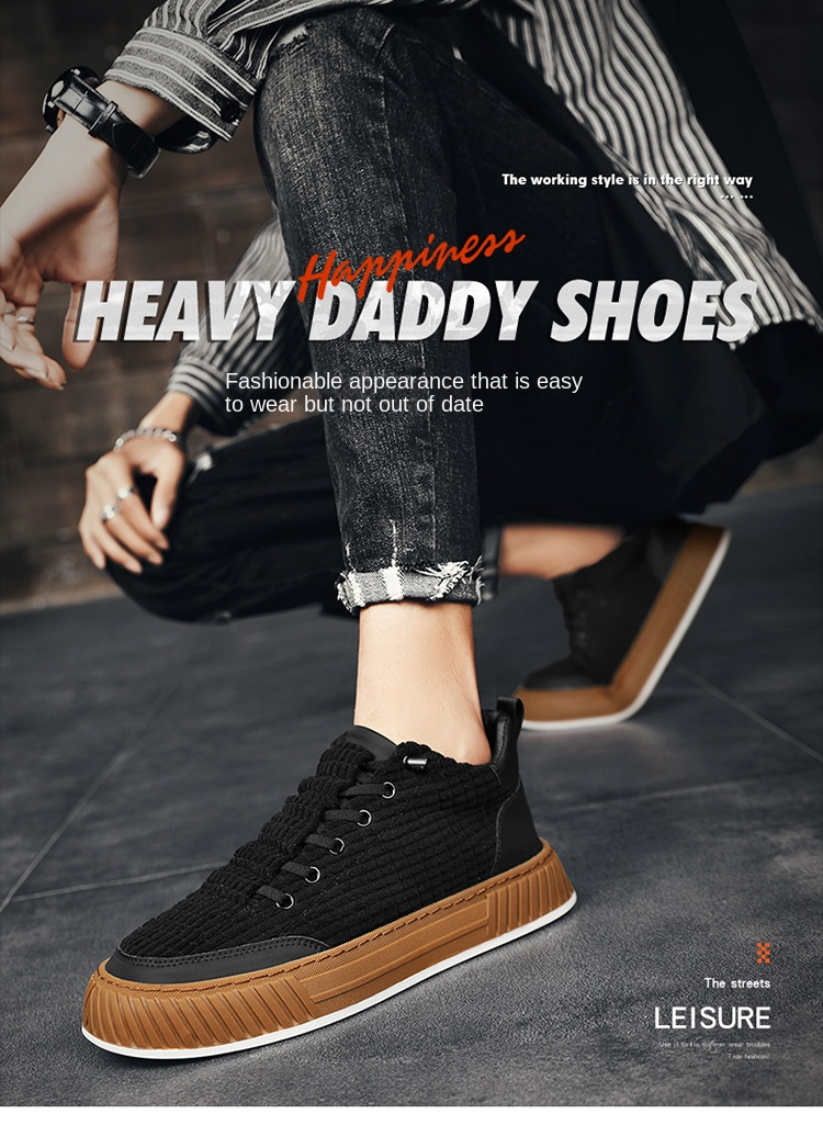 New Autumn And Winter High-top Cotton Shoes, Casual Shoes, Trendy Shoes, And Board Shoes_voghion.com