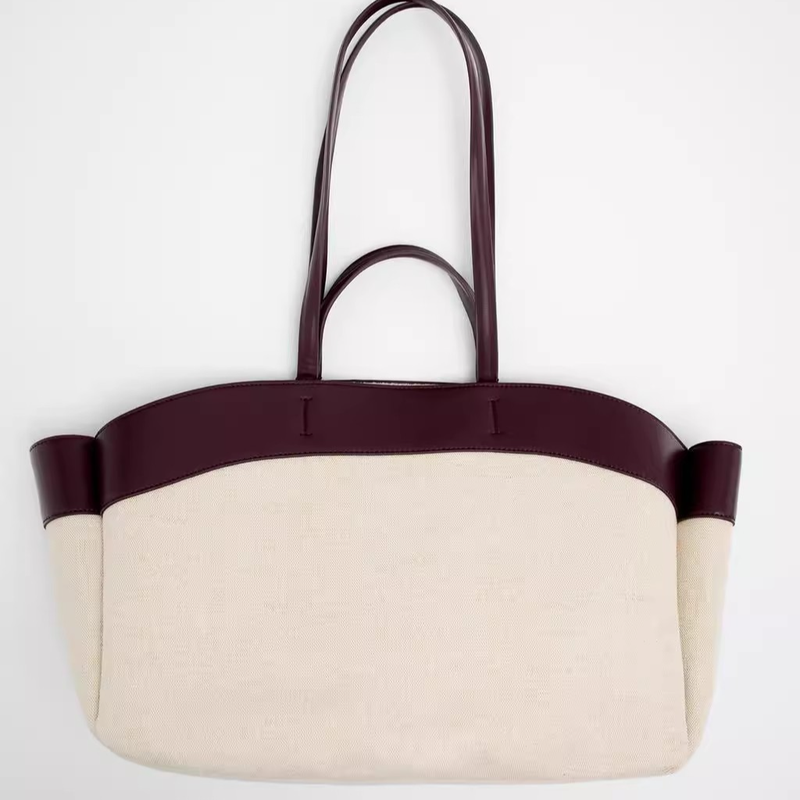 Women's Bags New Women's Bag Trend Large Capacity Canvas Tote Bag Fashion Shopping Bag Original One Piece Dropshipping_voghion.com