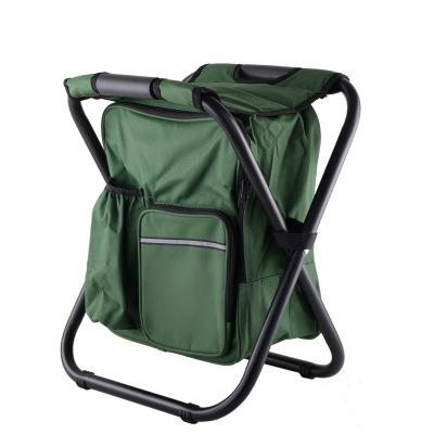 Sgabello pieghevole e portatile con spallacci per zaino, isolato, per pesca, spiaggia, campeggio, sedia leggera per riporre il ghiaccio all'aperto_voghion.com