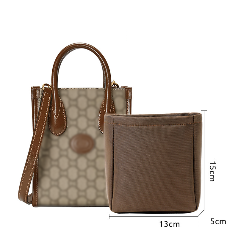 Tascheneinsätze geeignet für die Aufbewahrung und Organisation von Mini-Notentaschen, Innenfutter, Taschenzubehör aus Nylonmaterial_voghion.com