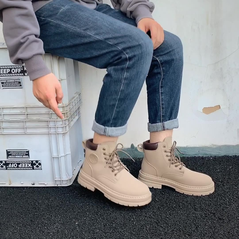 Stivali Martin da coppia 2025 Autunno/inverno Retro Workwear Stivali da donna Stivali corti_voghion.com