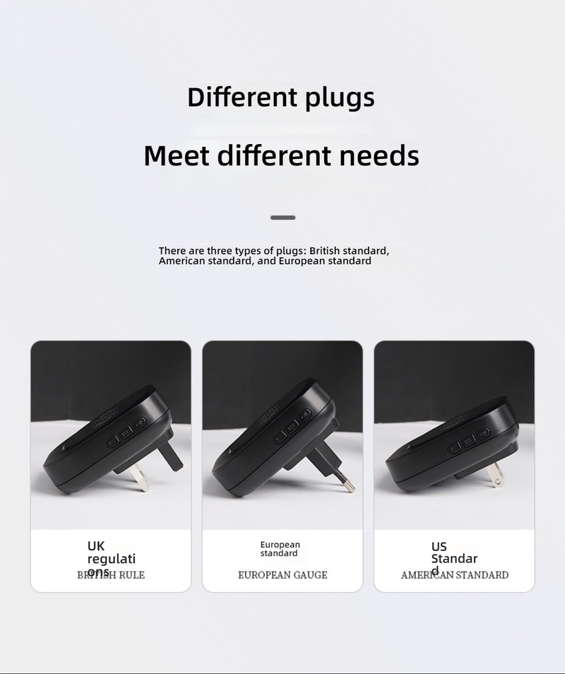 Selbstversorgende drahtlose Türklingel mit 38 Klingeltönen, keine Batterie erforderlich, 433 MHz große Reichweite, Plug-in-Empfänger (Schwarz/Weiß, 1-zu-1/1-zu-2/2-zu-1)_voghion.com