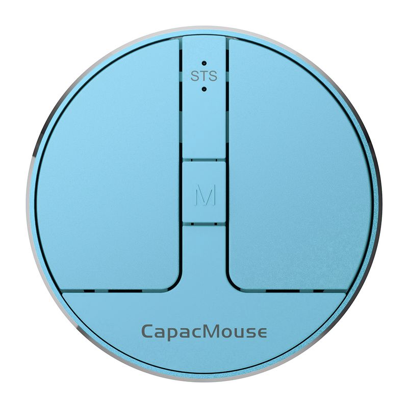 Druck-Scroll-Tri-Mode-Apacitive-Maus 2,4G Dual Bluetooth Wireless Wired Mute Receiver mit Aufbewahrungstasche für Laptop_voghion.com