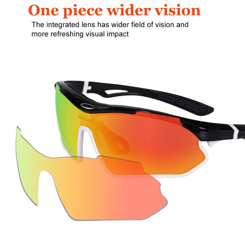 Set di occhiali da ciclismo antivento da mountain bike, occhiali da bicicletta, occhiali da pesca del marchio BOLLFO_voghion.com
