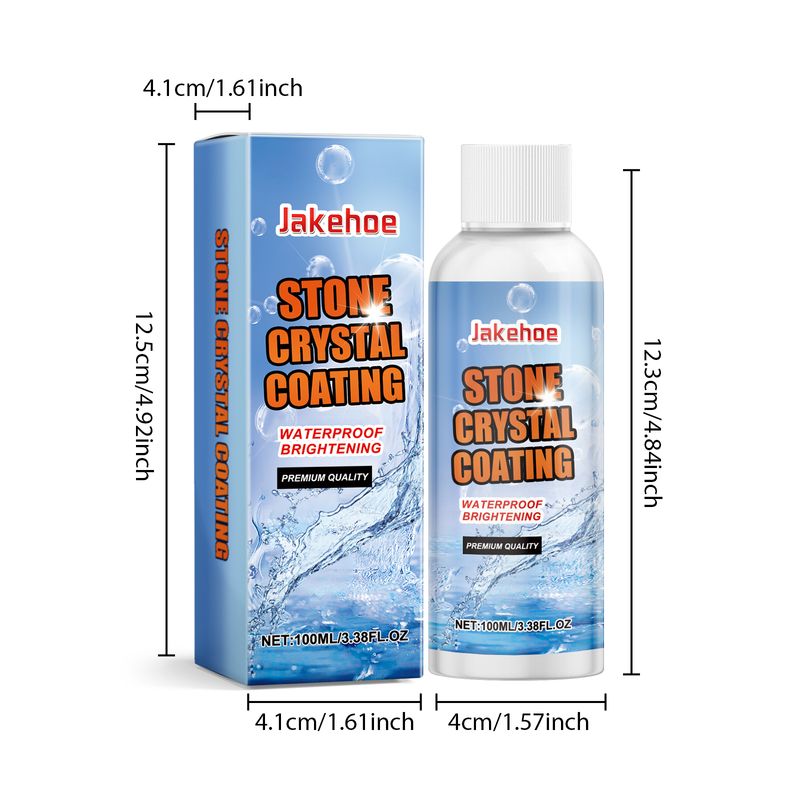 Jakehoe Stone Gloss Crystal Plating Agent Kitchen Quartz Tile Countertop Scratch Cleaning Stain Brightener_voghion.com