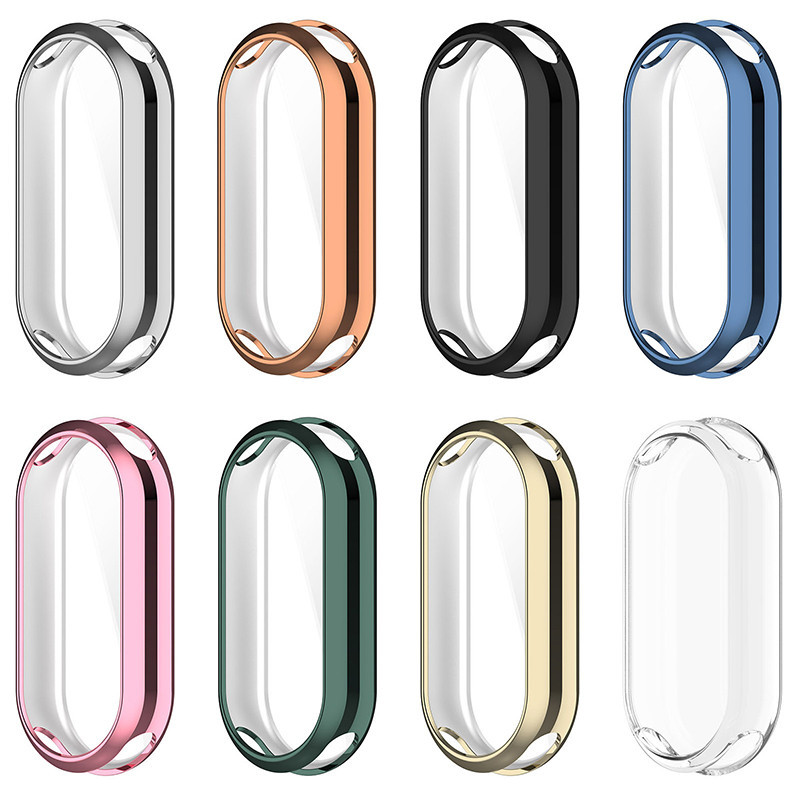 Funda para Mi Band 8, accesorios para Mi Band 8, protector de pantalla integral para reloj inteligente Xiaomi Mi Band 8_voghion.com