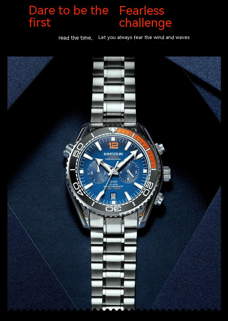 Nouvelle montre Kingston, montre mécanique multifonctionnelle entièrement automatique, montre haut de gamme, montre étanche, montre homme_voghion.com