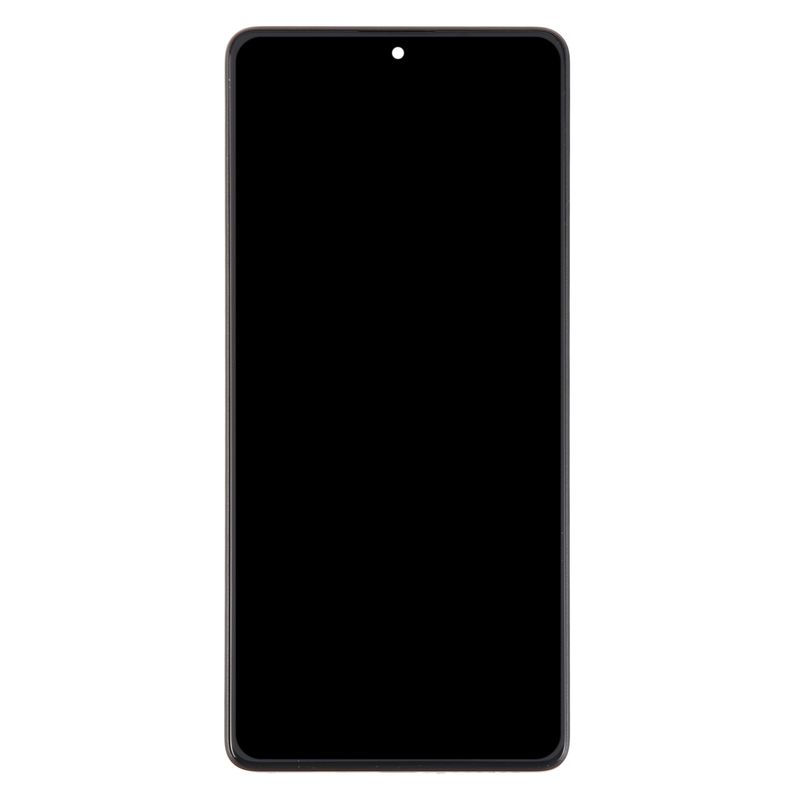 Pour Xiaomi Redmi Note 13 5G Matériau AMOLED d'origine Écran LCD Numériseur Assemblage complet avec cadre (Noir)_voghion.com