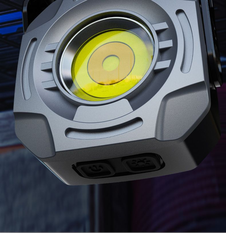 Outdoor Camping Multi-Function Keychain Portable Mini COB Work Strong Magnetic Inspection Light Flashlight_voghion.com