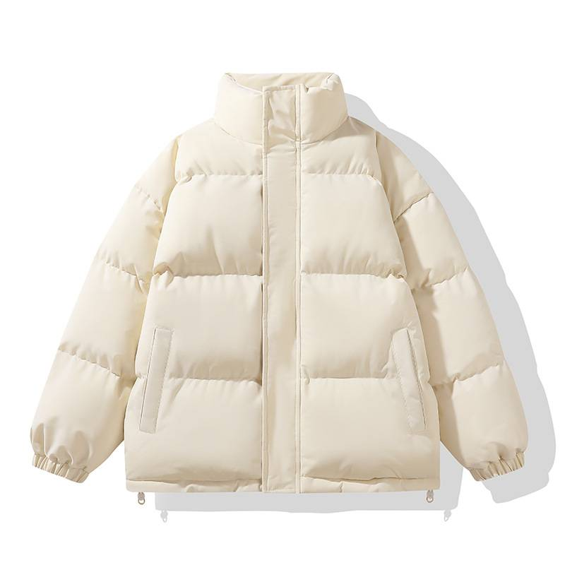 Herrenbekleidung Maßgeschneiderte Baumwolljacken für den Winter, lockere Baumwolljacken mit Stehkragen, warme und dicke lässige Baumwolljacken für Paare_voghion.com