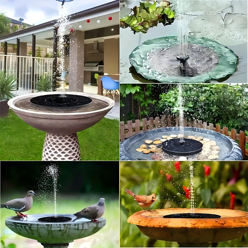 Bomba de fuente solar para paisaje de 13 cm_voghion.com