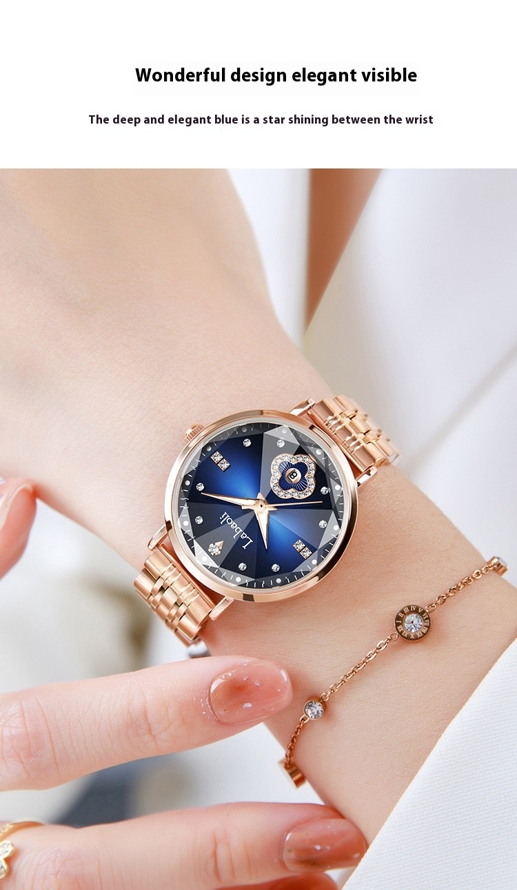 Labaoli New Live Simple Montre à quartz étanche pour femme_voghion.com