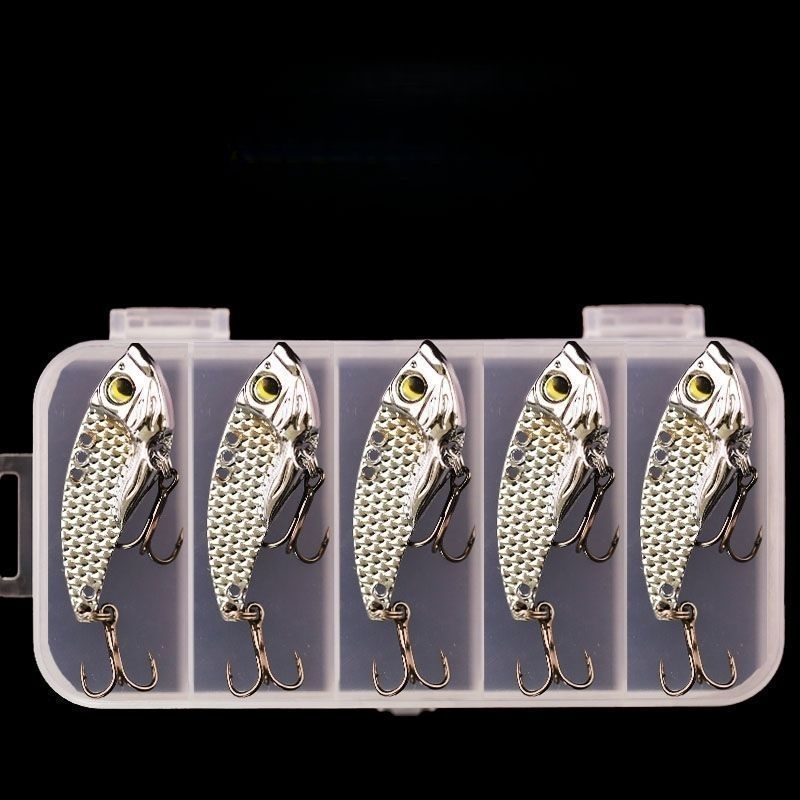 Metal Dragon Scale Sequin Colorful Vib Rattlesnake Long Casting Topmouth Culter Lure Horse Mouth Bass Freshwater_voghion.com