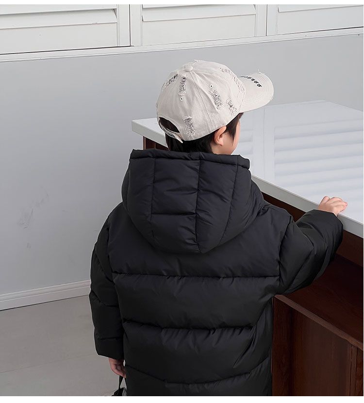 Girls' Puffer Jacket – Stylish 90% White Duck Down Coat For Winter (3 Colors, 6 Sizes, Camo Option)_voghion.com