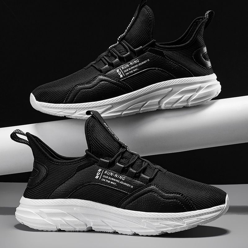 Atmungsaktive Fashion Sneakers für Herren Ultraleichte tragbare Sport-Laufschuhe_voghion.com