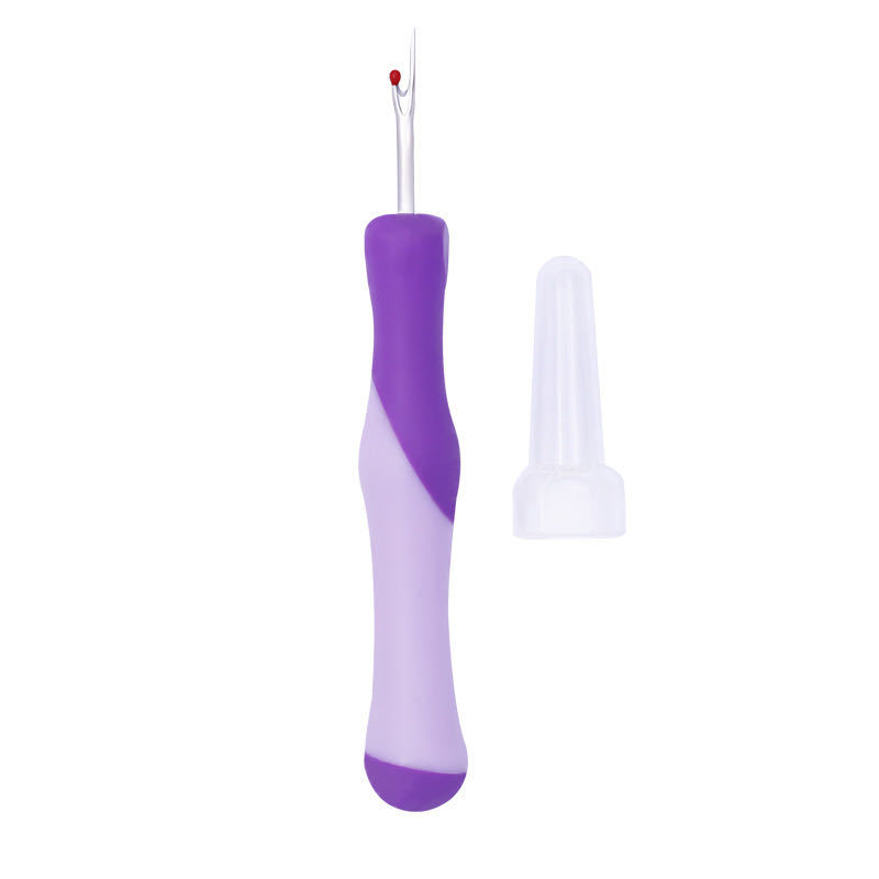1Pcs Thread Remover Double Colour Covered Cross Thread Embroidery Thread Remover Manual Buttonhole Opening_voghion.com