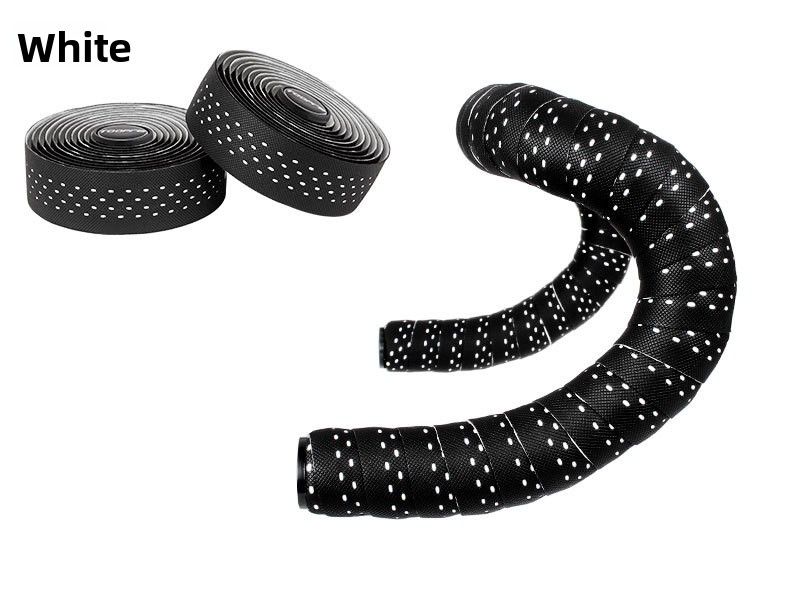 TOOPRE Road Fixed Gear Bike Strap Anti-Slip Breathable Sweat-Absorbing Silicone Bent Handlebar Perforated Tape_voghion.com