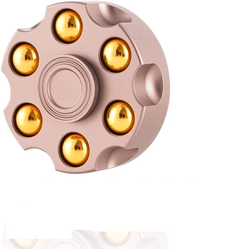 Jucărie pentru degete Cupru pur Fidget Spinner Revolver Glonț Pistol detașabil Edc Rotativ pentru adulți agrement_voghion.com