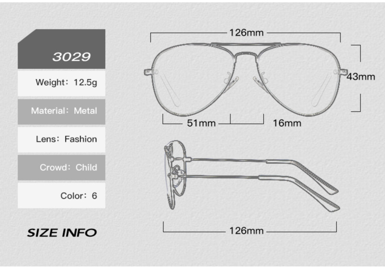 Occhiali da sole polarizzati unisex Vintage Toad in metallo Occhiali da sole polarizzati per bambini Ragazzi e ragazze condividono gli occhiali genitore-figlio_voghion.com