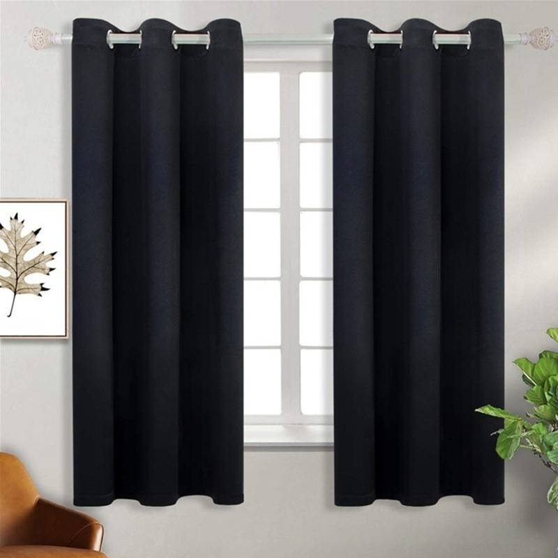 Blackout Curtains - Solid Color Thermal Insulated Window Drapes (100% Light Blocking Noise Reducing Ready-To-Hang For Bedroom/Living Room)_voghion.com