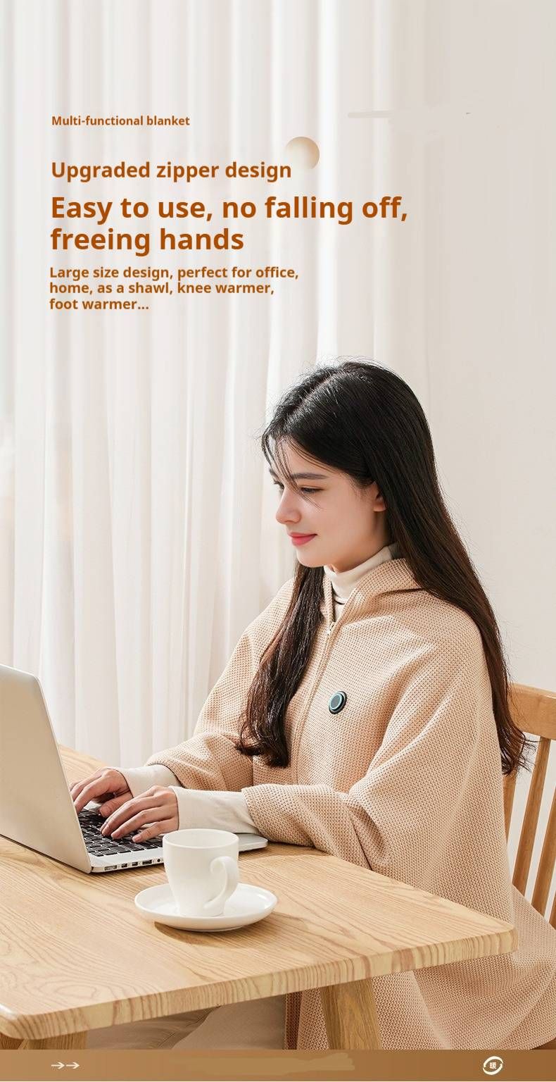 Couverture chauffante 220 V CA – Grande enveloppe thérapeutique réglable sur 9 températures (150 x 80 cm, tissu en lin, commande unique, thérapie par la chaleur infrarouge lointain)_voghion.com